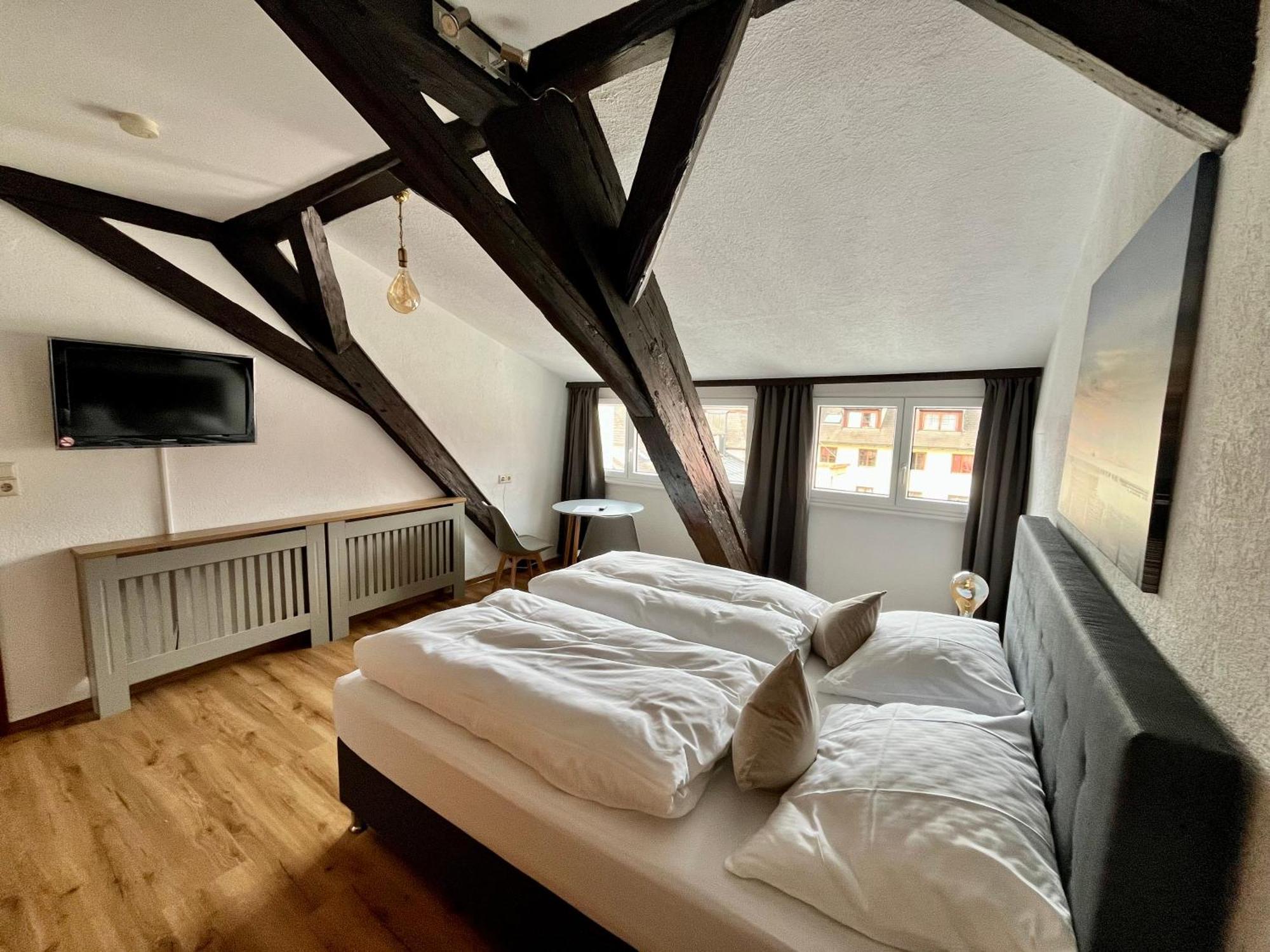Gaestehaus Am Hafen Meersburg Bagian luar foto