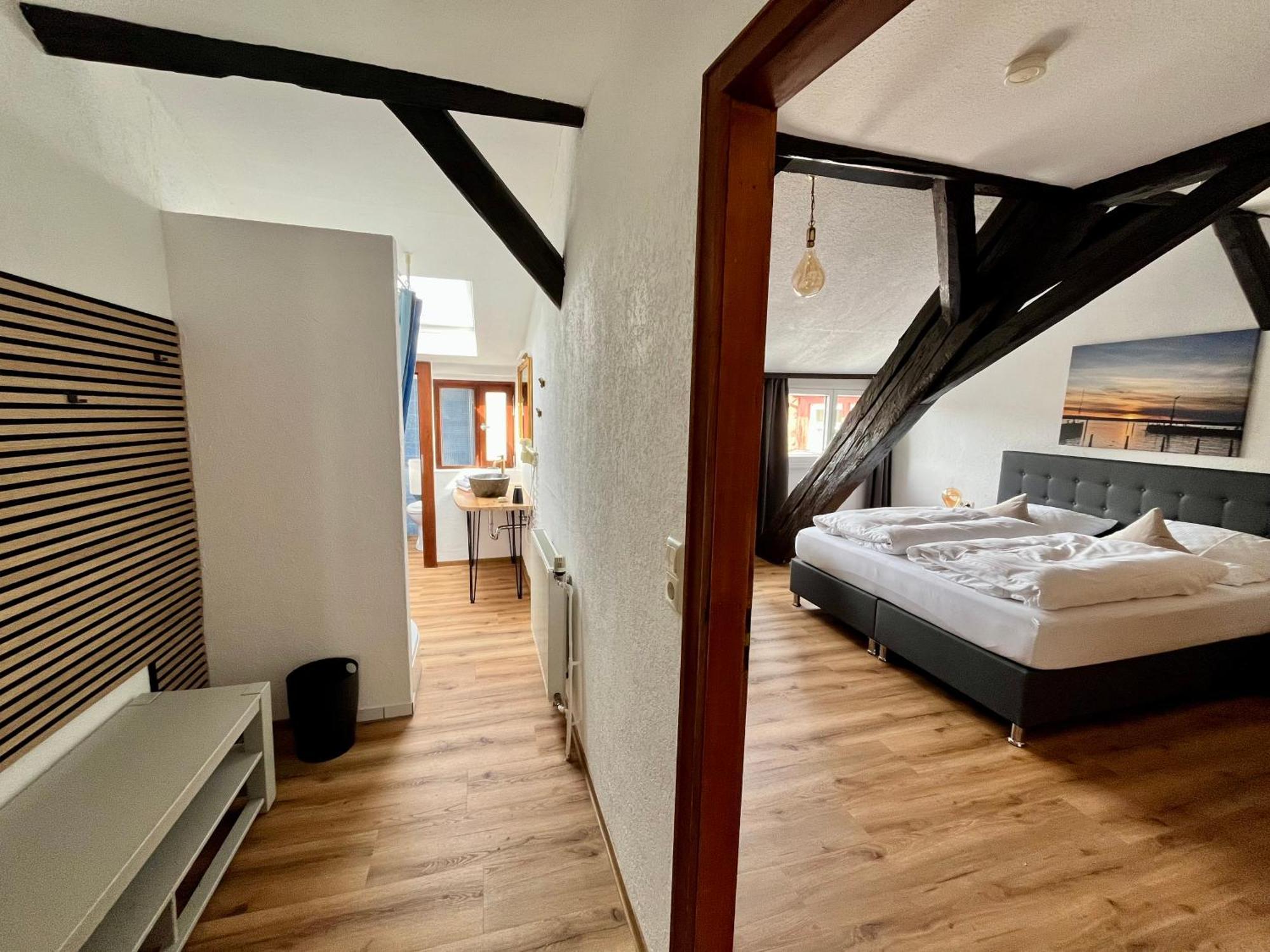 Gaestehaus Am Hafen Meersburg Bagian luar foto