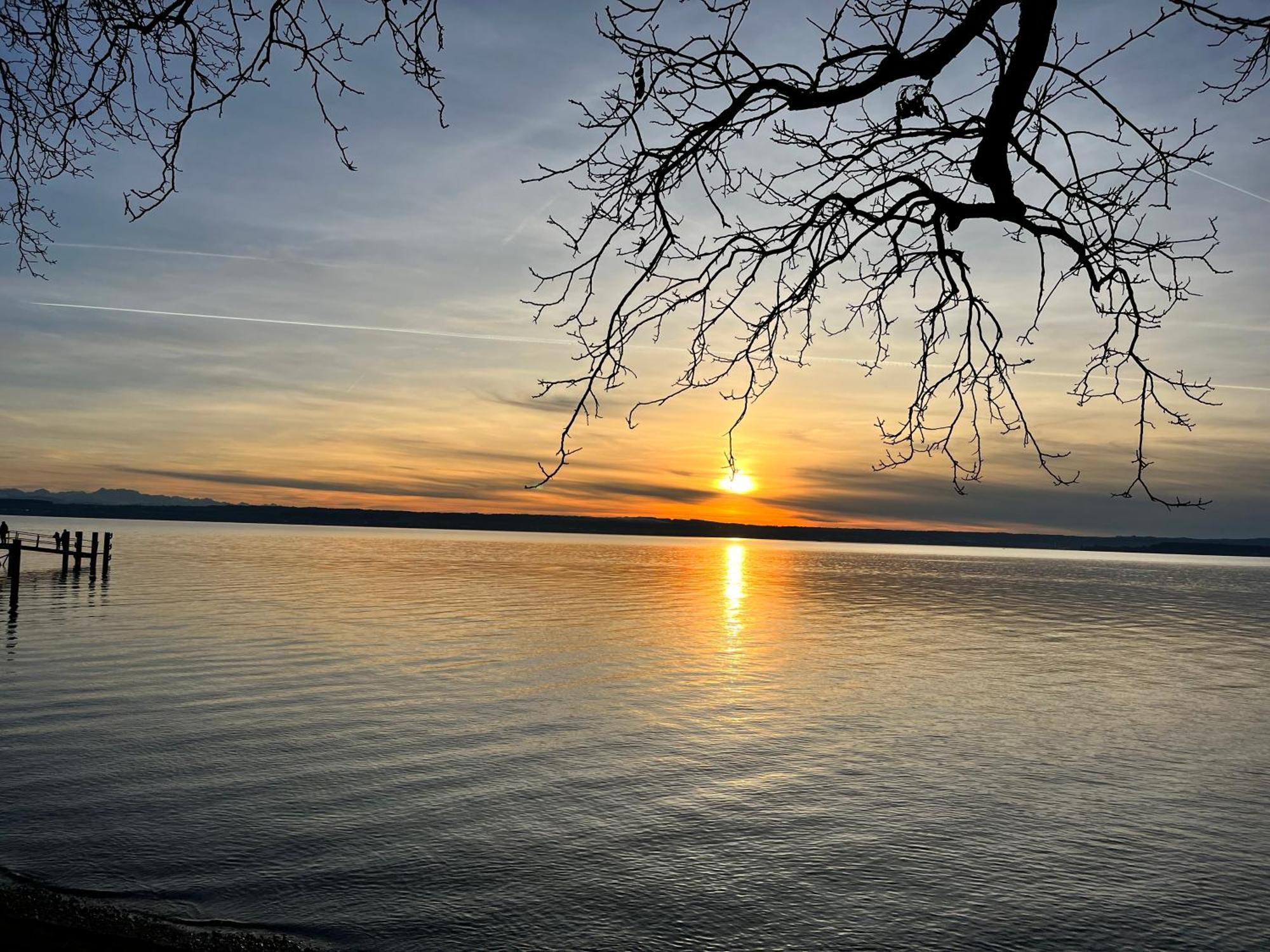 Gaestehaus Am Hafen Meersburg Bagian luar foto