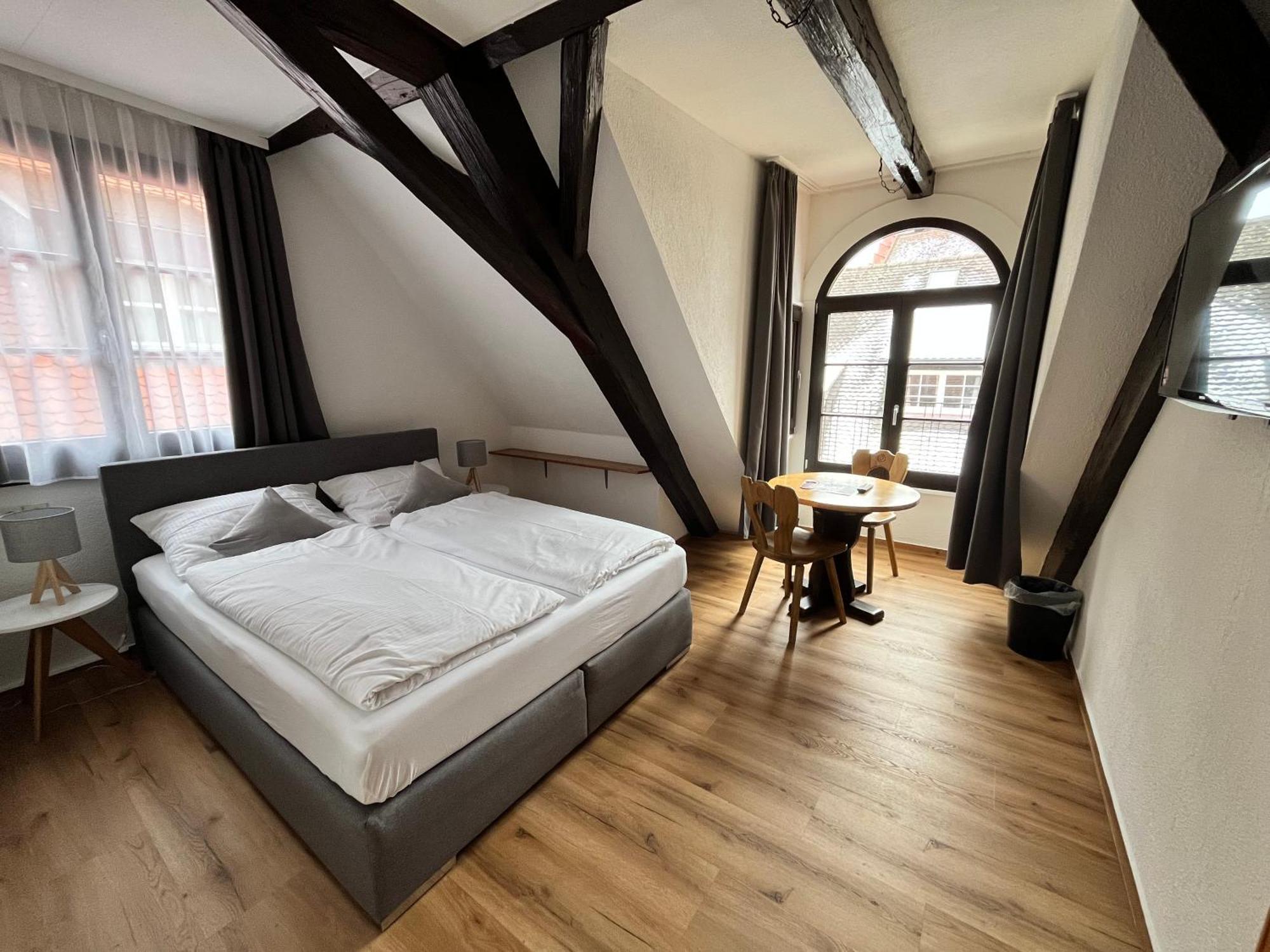 Gaestehaus Am Hafen Meersburg Bagian luar foto